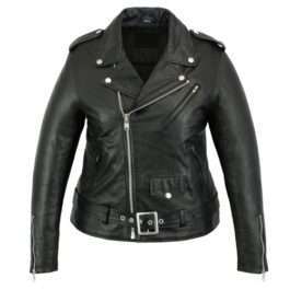 Women leather fashion jackets