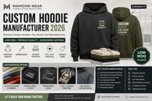 custom hoodie manufacturer 2026