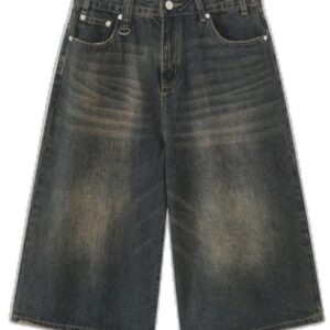 Home denim shorts