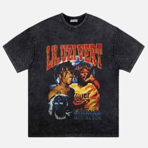 mens streetwear t shirt y2k custom print