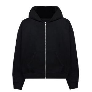 basic zip hoodie