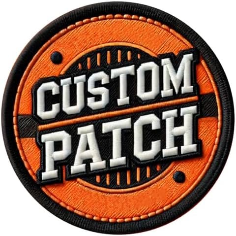 luxury custom embroidered logo or image patches, iron on sew on hook and loop patches, create design your own patch