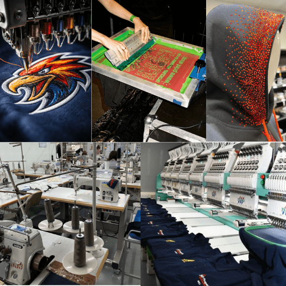 Custom Sublimation Printing and Embroidery for Sports Apparel