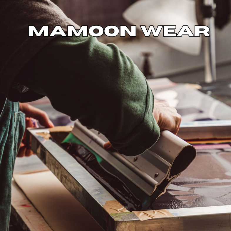 customm screen print by mamoon wear