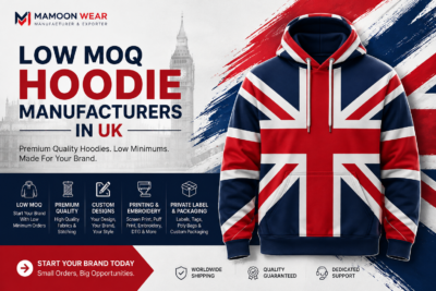 Union Jack custom hoodie by low MOQ hoodie manufacturers