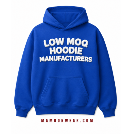 Low MOQ hoodie manufacturers in USA for custom clothing brands