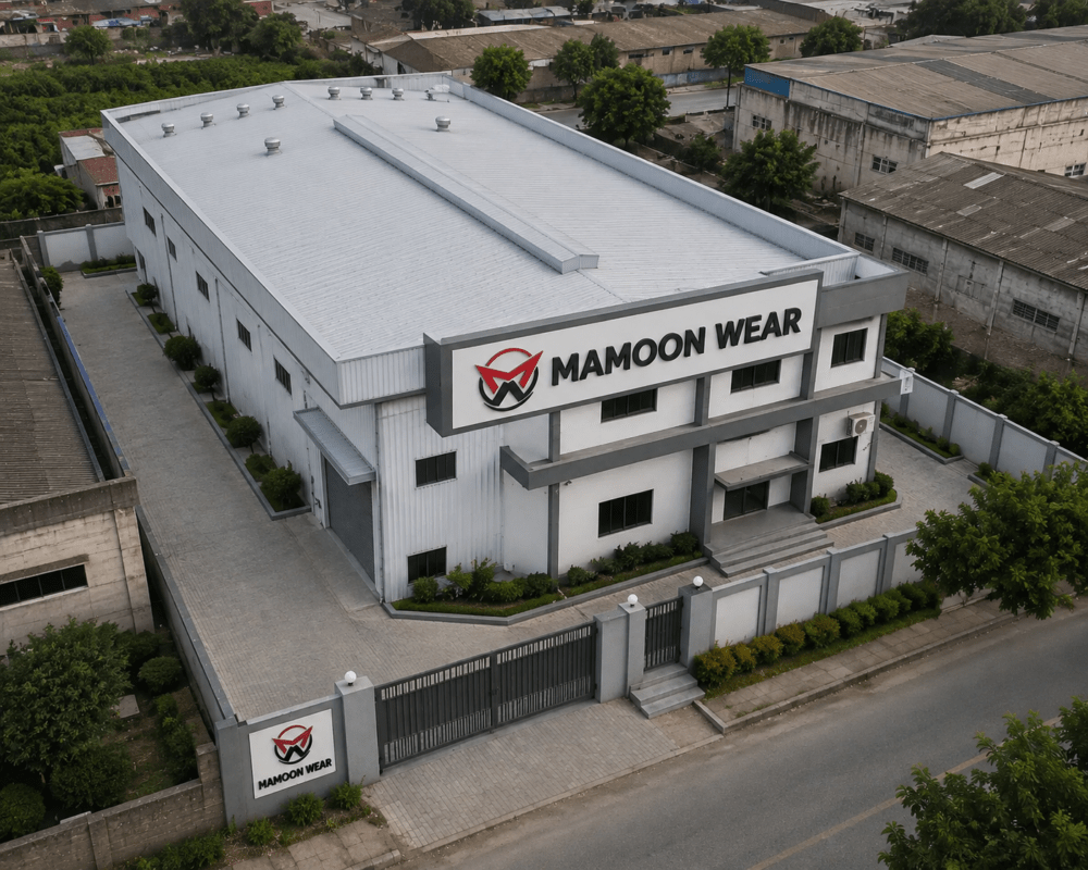 Mamoon Wear clothing manufacturing facility in Sialkot Pakistan