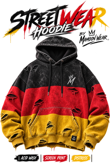 Custom streetwear hoodie manufacturer for German brands