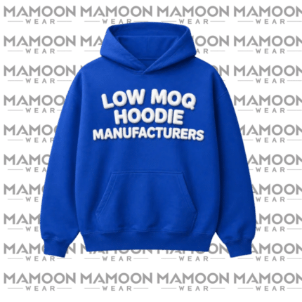 Low MOQ hoodie manufacturers in USA for custom clothing brands