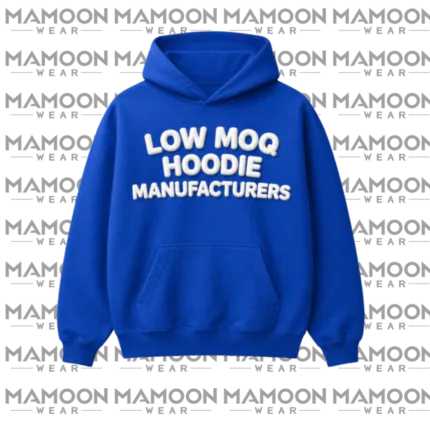 Low MOQ hoodie manufacturers in USA for custom clothing brands