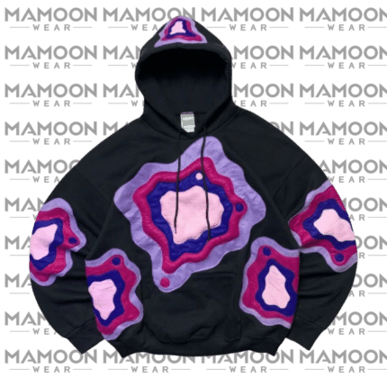 Custom Men's Pullover Hoodie with Psychedelic Abstract Sublimation Print