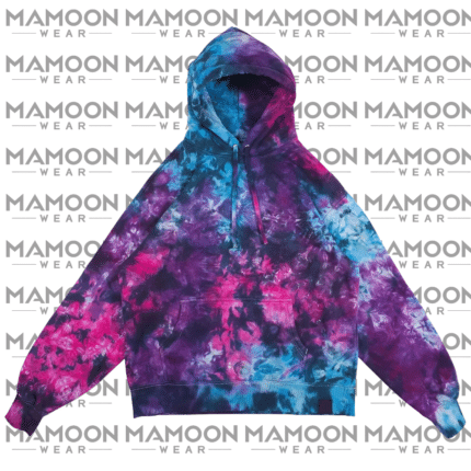 TIE DYE RAINBOW HOODIE
